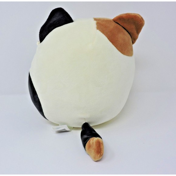Squishmallow Cam the Calico Cat 8” Plush Stuffed Animal Closed Eyes Brown Black - Picture 3 of 7